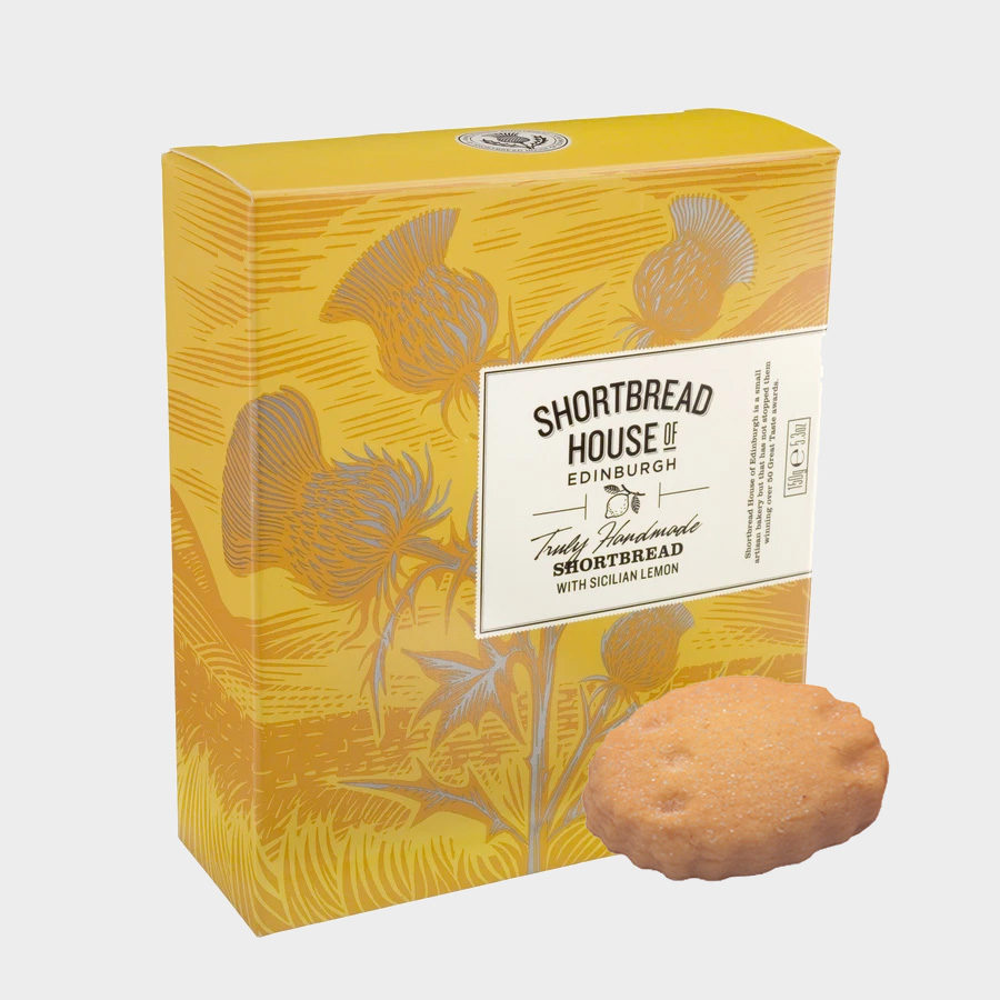 Shortbread House Sicilian Lemon Minis Shortbread Box 150g