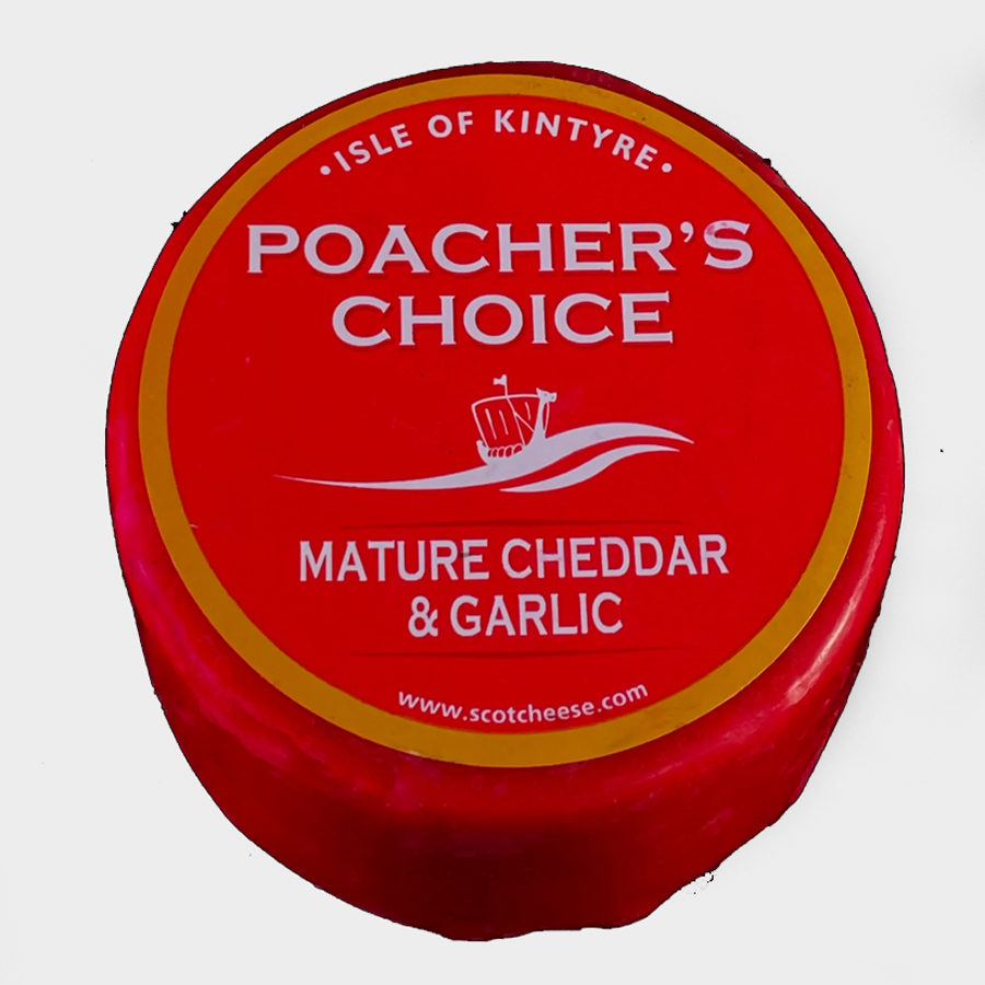 Isle of Kintyre Poachers Choice Cheddar with Garlic Truckle 200g