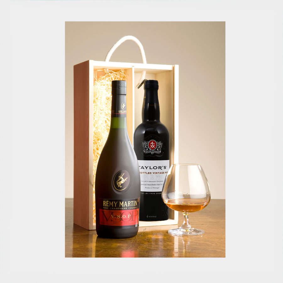 The brandy and port hamper