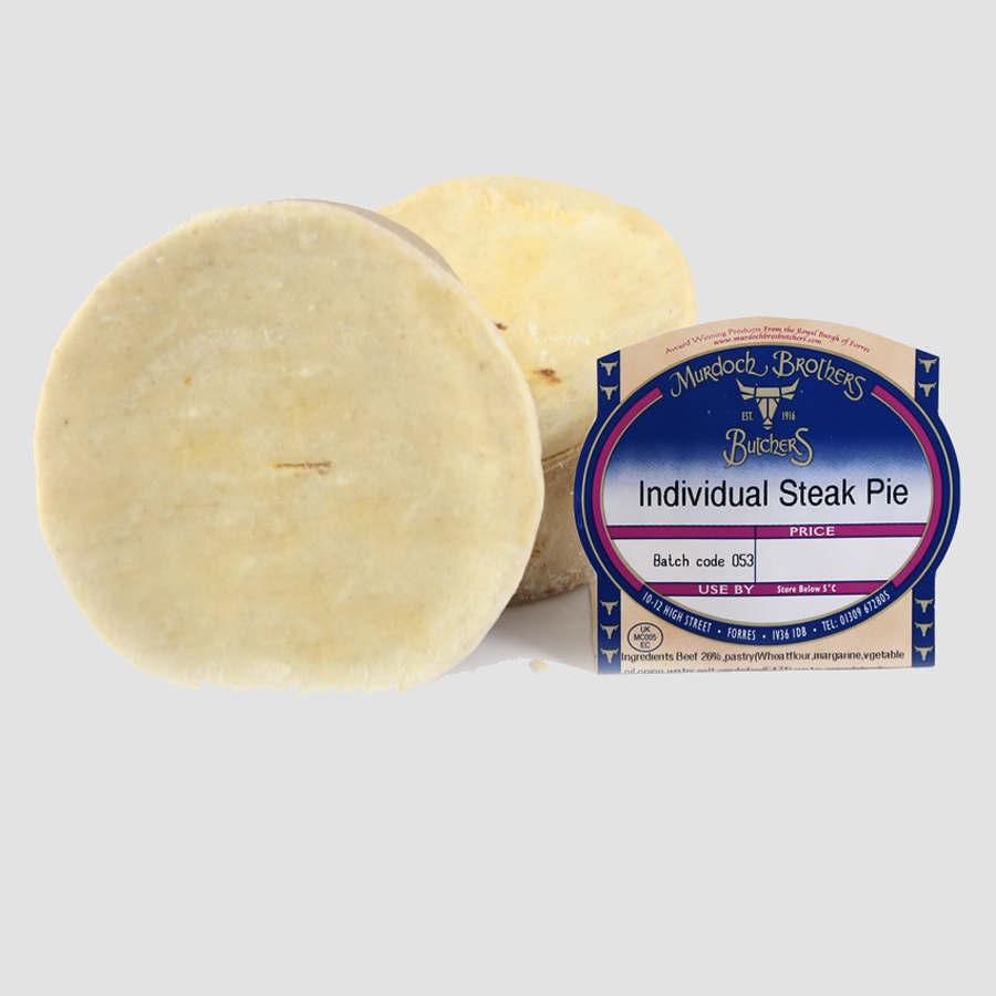 Steak Pies from Murdoch Bros