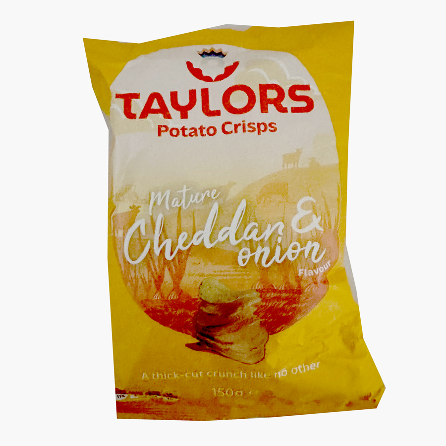 Taylors Mature Cheddar and Onion Crisps