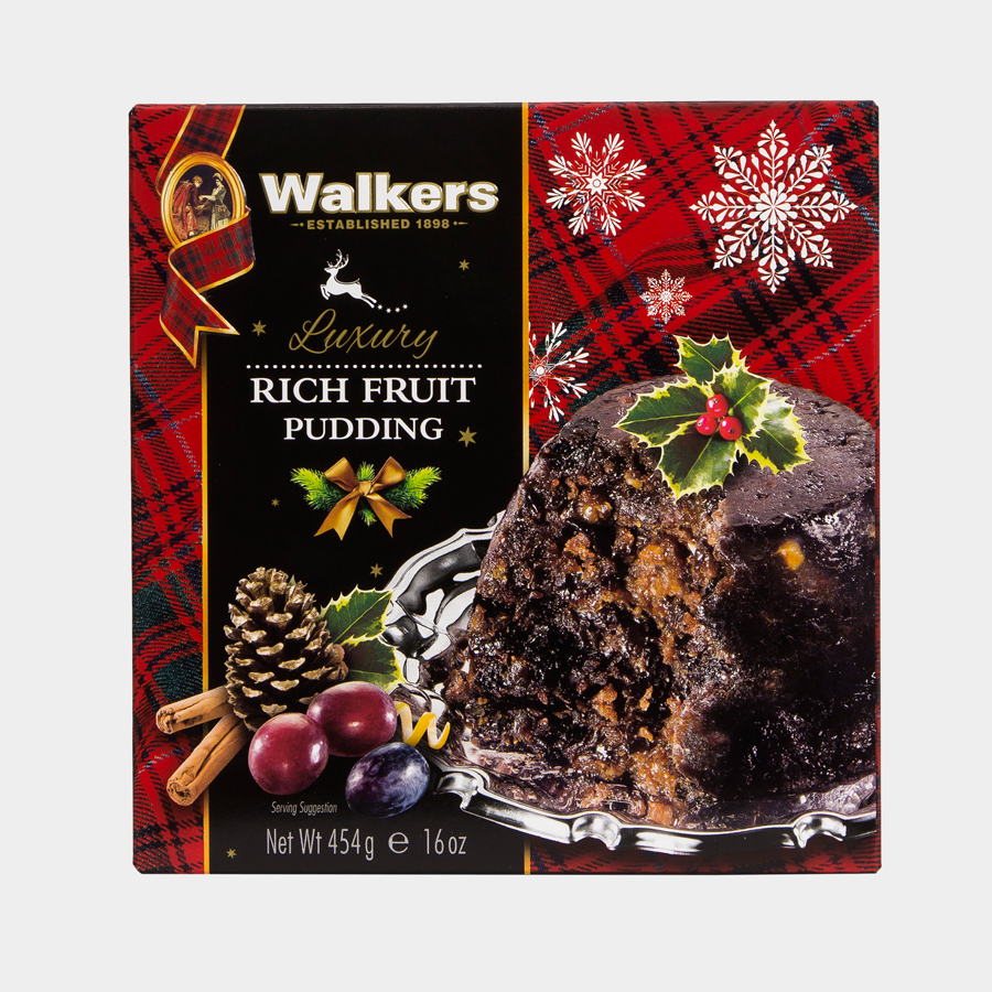 Walkers Rich Fruit Christmas Pudding 400g