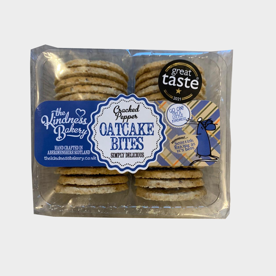 Kindness Bakery Cracked Pepper Oatcakes 150g