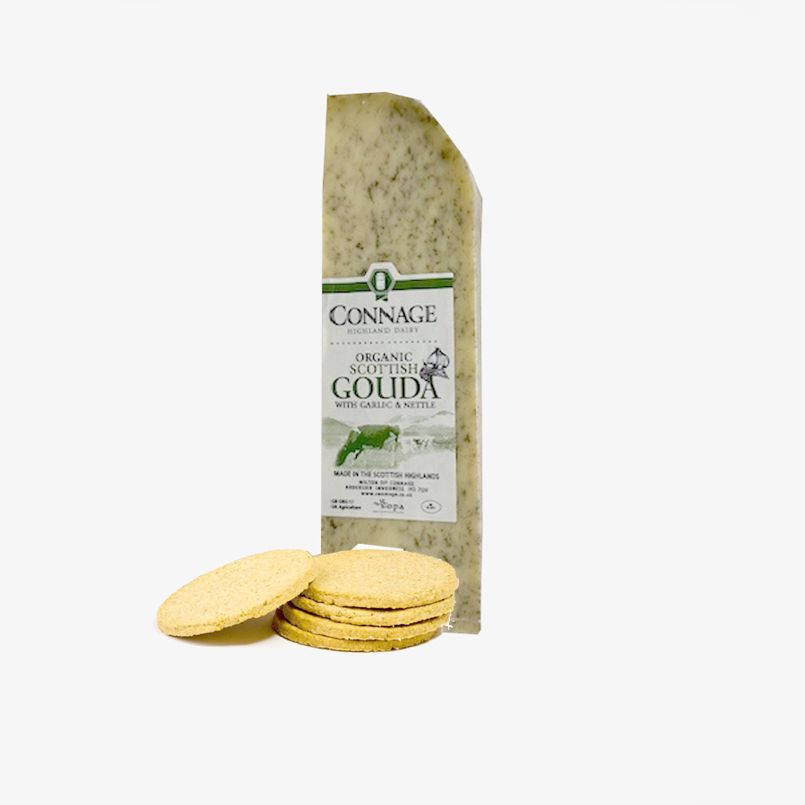 Connage Gouda with Garlic and Nettle 200g