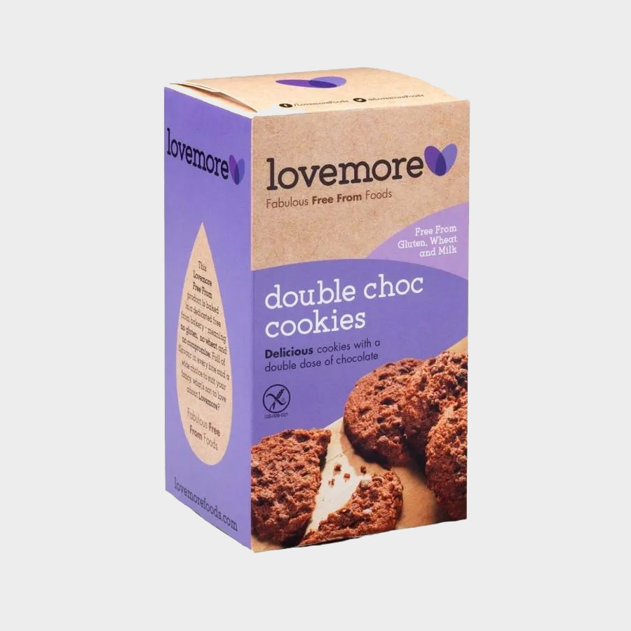 Lovemore Double Choc Cookies Gluten Free 150g