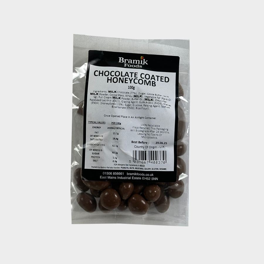 Bramik Chocolate Honeycomb Crunch 100g