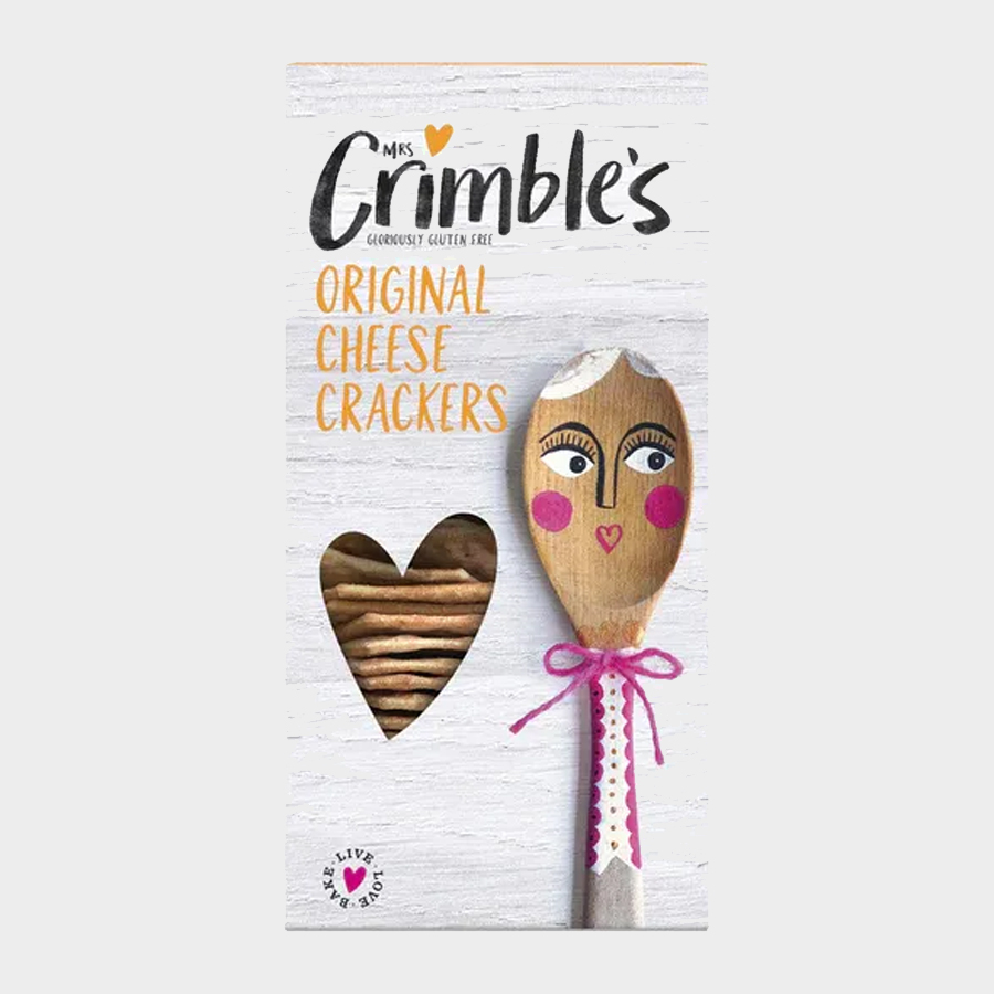 Mrs Crimbles Cheese Crackers. Gluten Free 130g