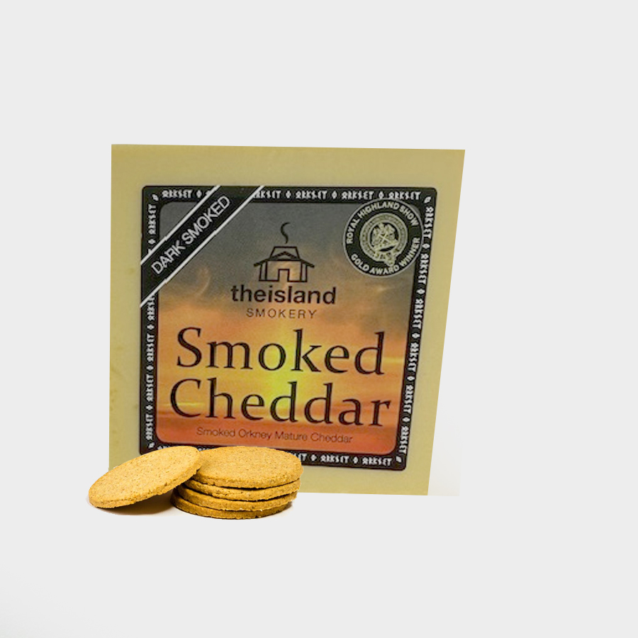 Orkney Dark Smoked Cheese 250g