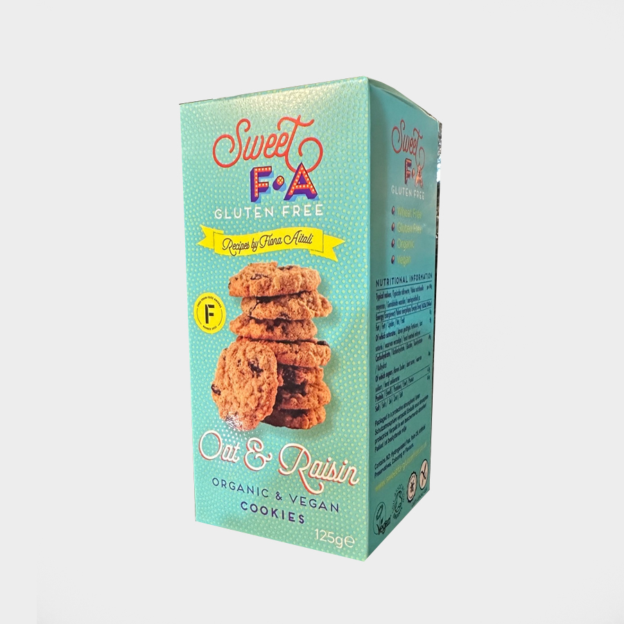 Island Bakery, Sweet F A Oat and Raisin, Gluten Free 125g