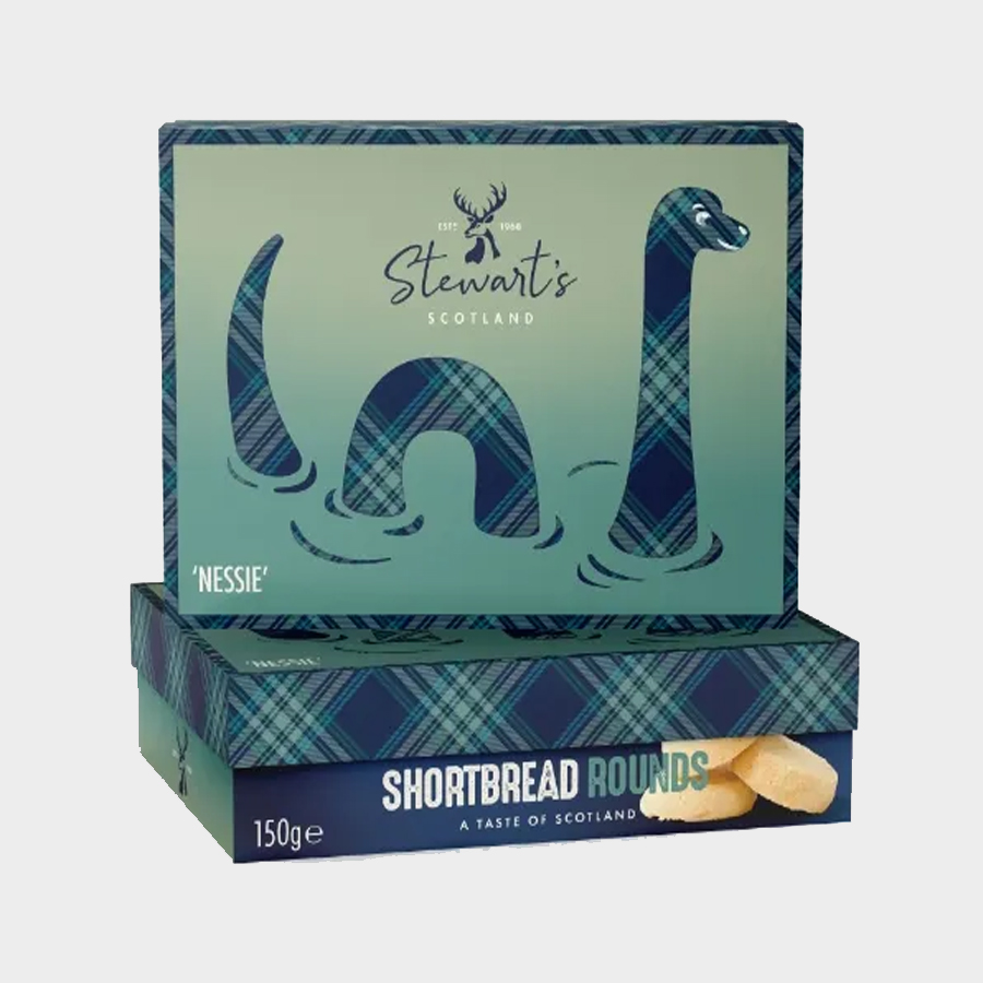 Stewart's Nessie Shortbread Rounds Box 150g