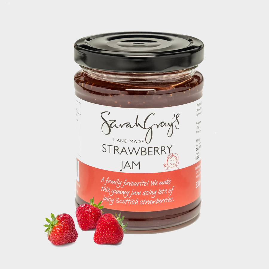 Sarah Grays Strawberry Jam 330g